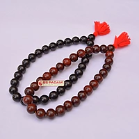 Ebony Wood & Red Sandalwood Punjabi Simrana – Spiritual Bracelet Set (1 Black & 1 Red)