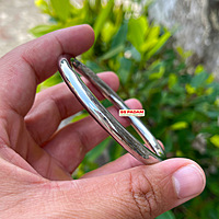 6mm Stainless Steel Round Smooth Punjabi Kada