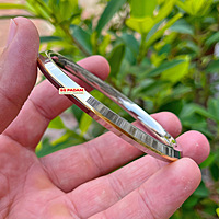 6mm Stainless Steel SP Brass Ring Punjabi Kada