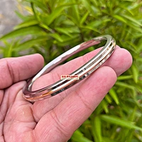 6mm Stainless Steel Flat Brass Ring Punjabi Kada
