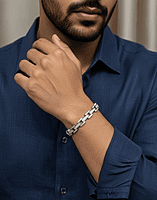 925 Silver Titan Cuban Link Gents Bracelet