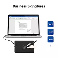 XP-Pen Deco01 V3 Digital Drawing Pen Tablet (10 x 6.2) inches, & collar microphone