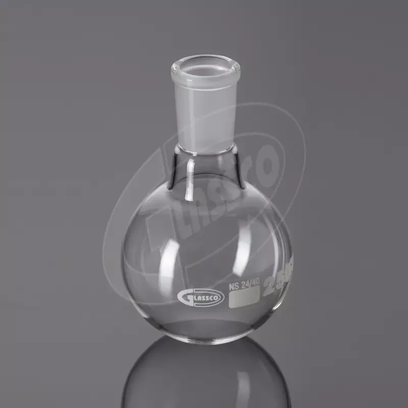 Flask, Boiling, Round Bottom, Single Neck with Joint GLASSCO