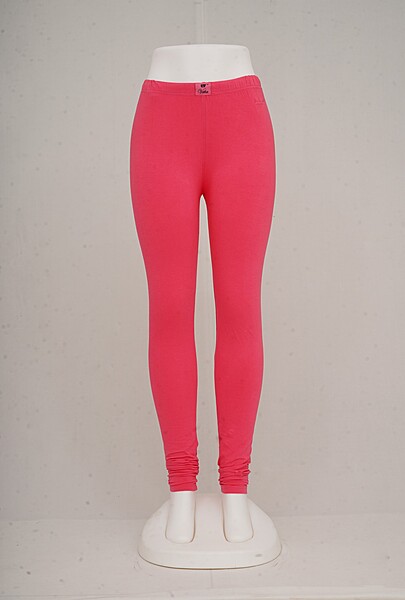 Women Hot Pink Churidhar Leggings