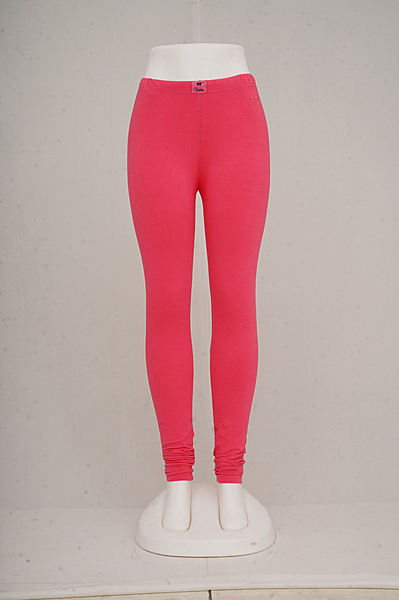 Women Hot Pink Churidar Leggings