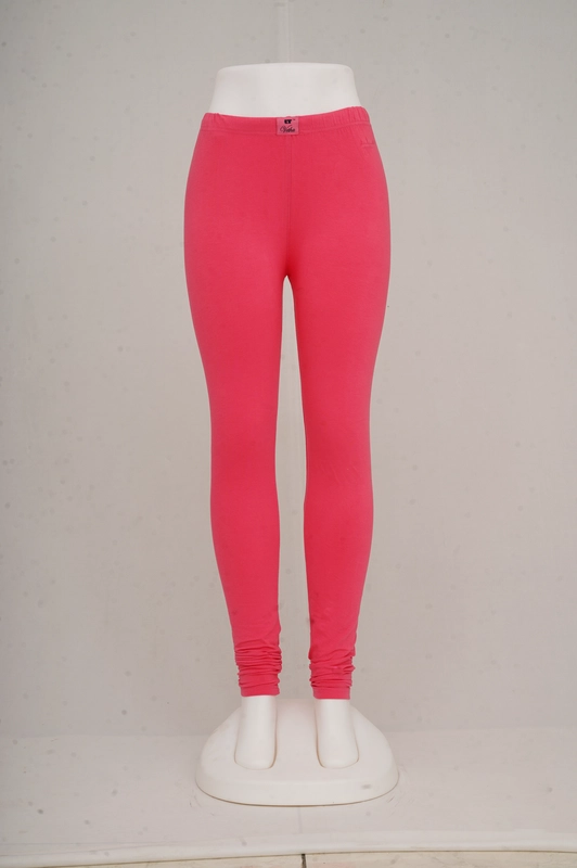 Women Hot Pink Churidar Leggings