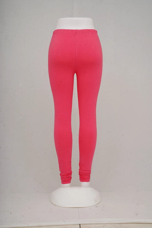 Women Hot Pink Churidar Leggings