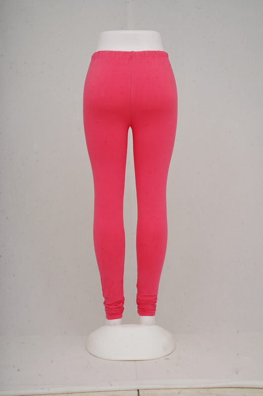 Women Hot Pink Churidar Leggings