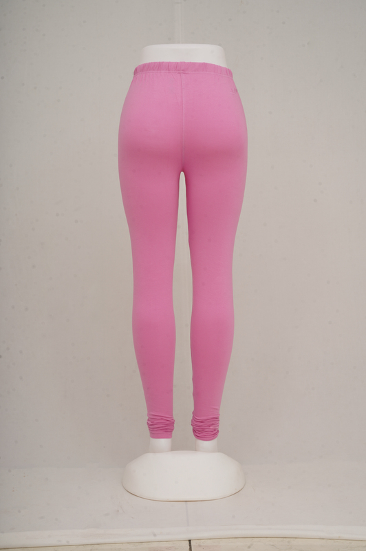 Women Moonlight Pink Churidar Leggings