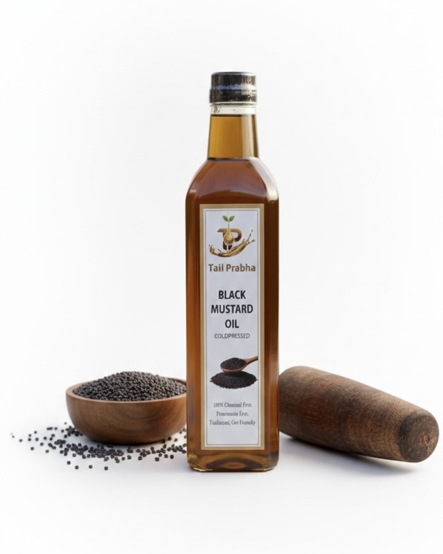 Mustard Oil (Black) (Cold & Wood Pressed)