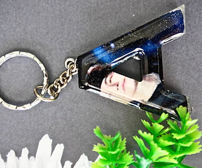 'A' BTS PHOTO LETTER KEYCHAIN(LKP0001)