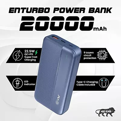 POWER BANK EVM 20000MAH ENTURBO 22.5W P0204 POWER BANK EVM 20000MAH ENTURBO 22.5W P0204