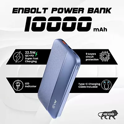 POWER BANK EVM 10000MAH ENBOLT 22.5W P0208 POWER BANK EVM 10000MAH ENBOLT 22.5W P0208