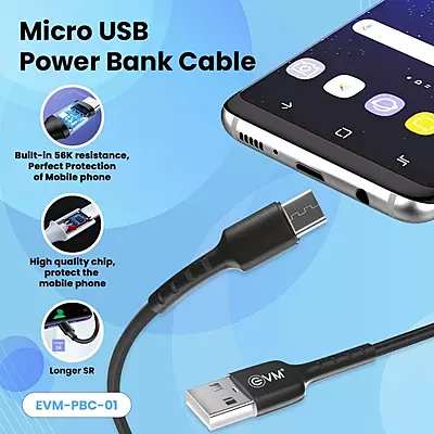 POWER BANK CABLE EVM TYPE-C PBC-02