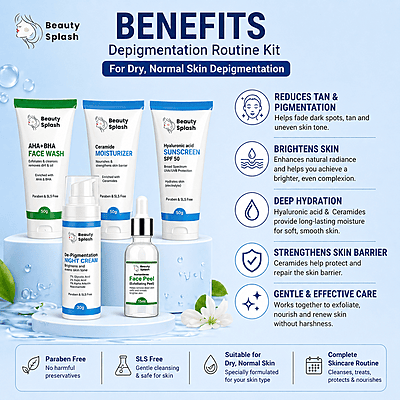 Dry & Normal Skin De-Pigmentation Routine: Fade Tan + Pigment Gently