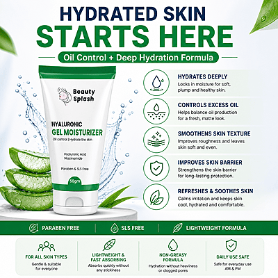 Glow & Hydrate: Hyaluronic Gel Moisturizer for Plump, Radiant Skin | 50 Gms