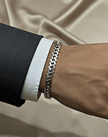 925 Sterling Silver Armour Curb Bracelet