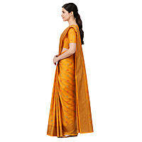 Organza Silk Saree - Gold