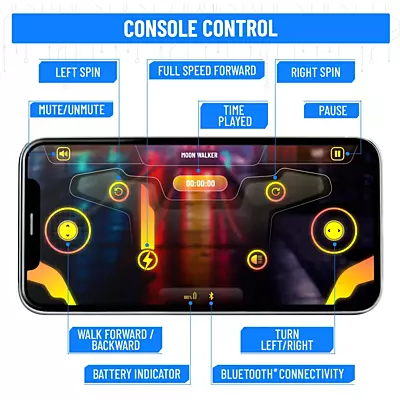 Mirana Moonwalker Interactive Robot - Bluetooth Speaker & Voice Control Toy