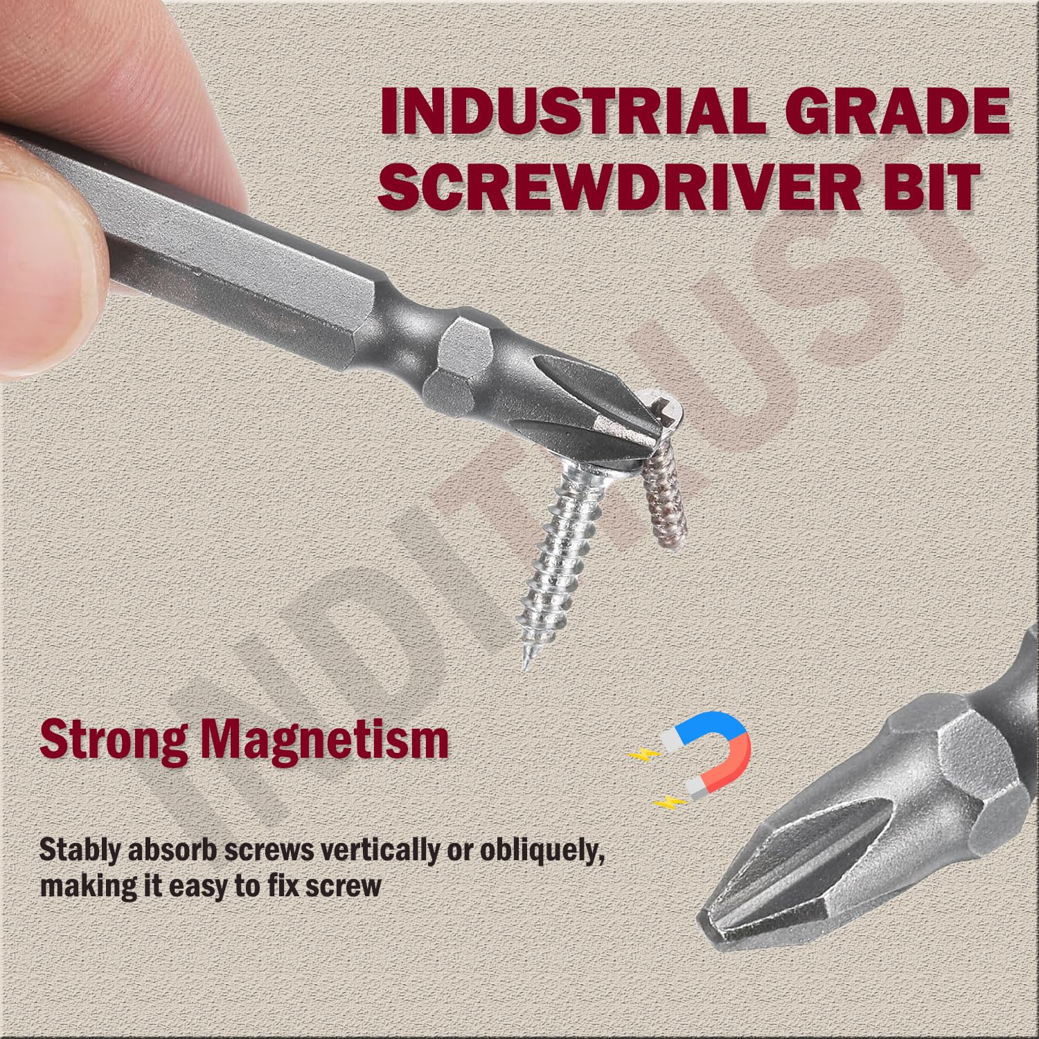 PH2 Bits Screwdriver Plus and Minus Bit ( Pack of 1)