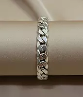 925 Silver Classic Curb Gents Bracelet