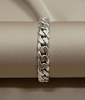 925 Silver Classic Curb Gents Bracelet