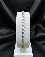 925 Silver Vanguard Oval Link Bracelet