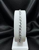 925 Silver Vanguard Oval Link Bracelet