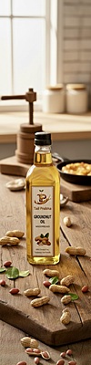 Groundnut Oil (Cold & Wood Pressed)