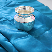 Silver Varalakshmi Face with Kalasam