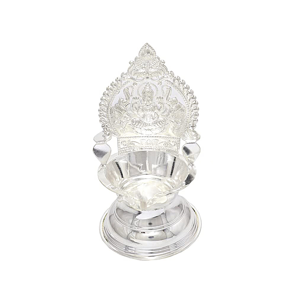 Silver Kamakshi Diya (30 grams)