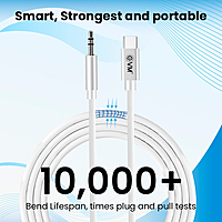 EVM CAUX-01 USB C to 3.5mm AUX Cable - Black