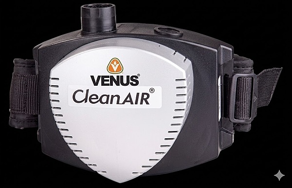 VENUS SA. CLEANAIR BASIC[PAPR-HEPA FLITER WITH BELT - HOSE&CHARGER -13165/13131