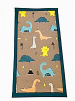 Korai Mat Baby Bed – Handcrafted Foldable River Grass Cushion Bed (3x6 ft) - Dino Doodle