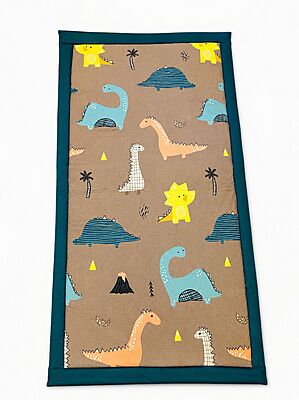 Korai Mat Baby Bed – Handcrafted Foldable River Grass Cushion Bed (3x6 ft) - Dino Doodle