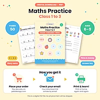 Maths Practice Bundle – Class 1 to 3 PDF
