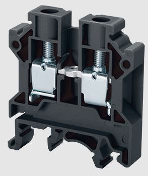 TERMINAL BLOCK POLYMIDE upto 25 sqmm - FTS25P BLACK WITH END PLATE
