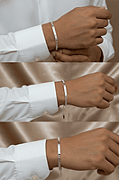 925 Silver Curb Link Gents Bracelet