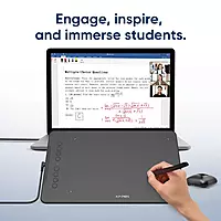 XP-Pen Deco01 V3 Digital Drawing Pen Tablet (10 x 6.2) inches, & collar microphone