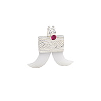 Silver Chain With Puli Nagam Dollar