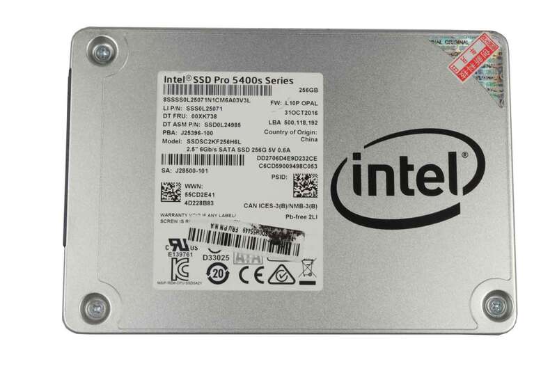 Refurbished Intel Pro 5400S SATA SSD 256GB (SSDSC2KF256H6L)