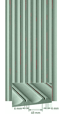 Fluted Panel FP0045