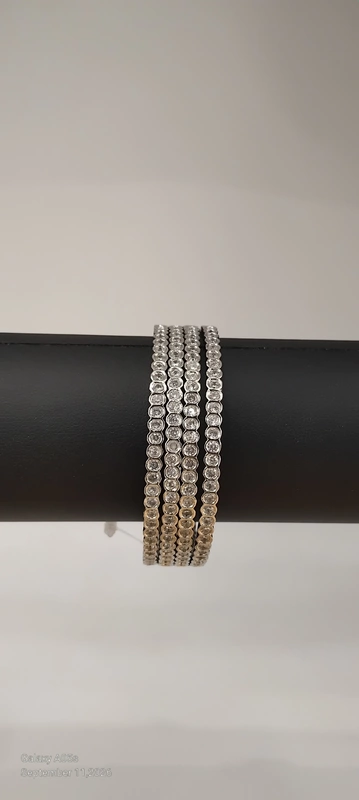 AD Stone Covered Bangle