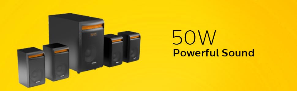 Philips Audio SPA8140B/94 40W 4.1 Channel Wireless, USB, Bluetooth Multimedia Speaker System (Black) Philips Audio SPA8140B/94 40W 4.1 Channel Wireless, USB, Bluetooth Multimedia Speaker System (Black)