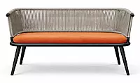 Braced Two Seater Outdoor Bench
