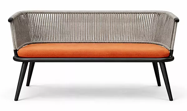 Braced Two Seater Outdoor Bench