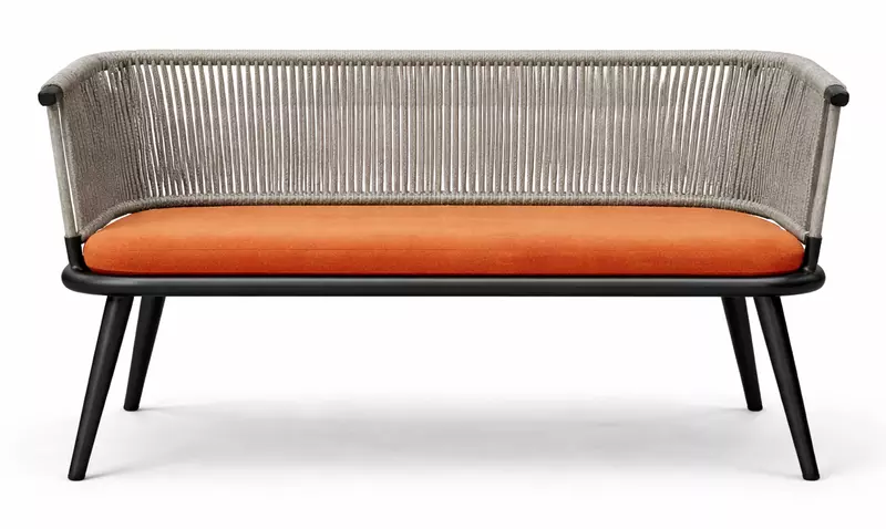 Braced Two Seater Outdoor Bench