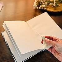 Handcrafted Journal – Indigo bunchs