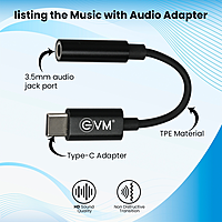 EVM CAC-01 USB C to USB C Cable - Black