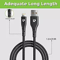 UltraProlink UL1071BLK-0120 - USB A to Lightning Cable Zap+ Lightning